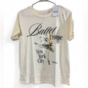 🍗 Zoe + Liv Ballet Troupe Tee - Cream
